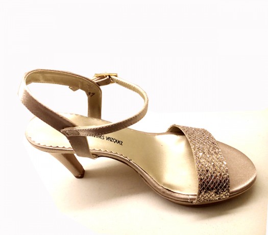 Sandalias en Oro Pomares Vazquez