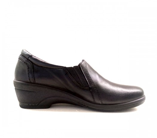 Zapato En Cuña Confort  Lady 9500 Negro