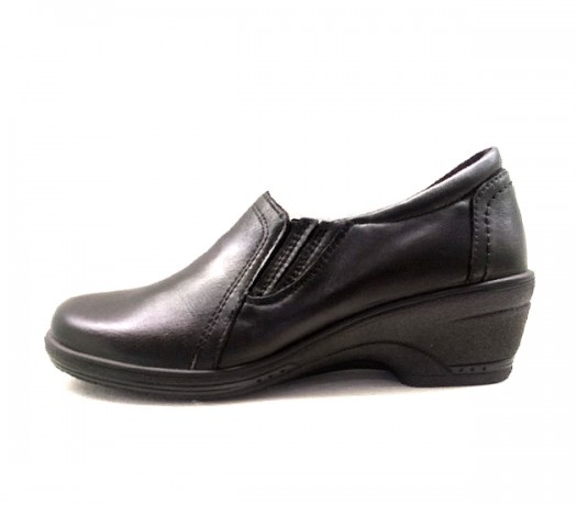 Zapato En Cuña Confort  Lady 9500 Negro