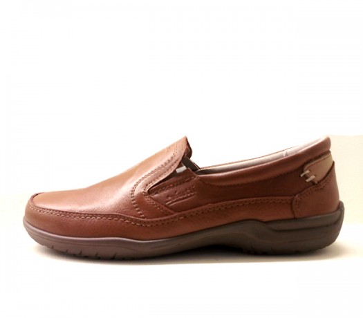 Mocasines Hombre En Piel 19500 Camel