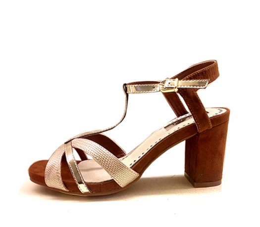 Sandalias Mujer CHK10 Camel
